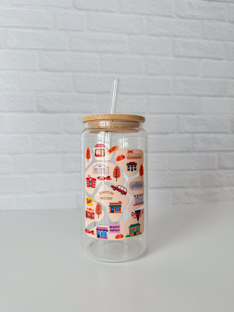 GG Map Glass Cup