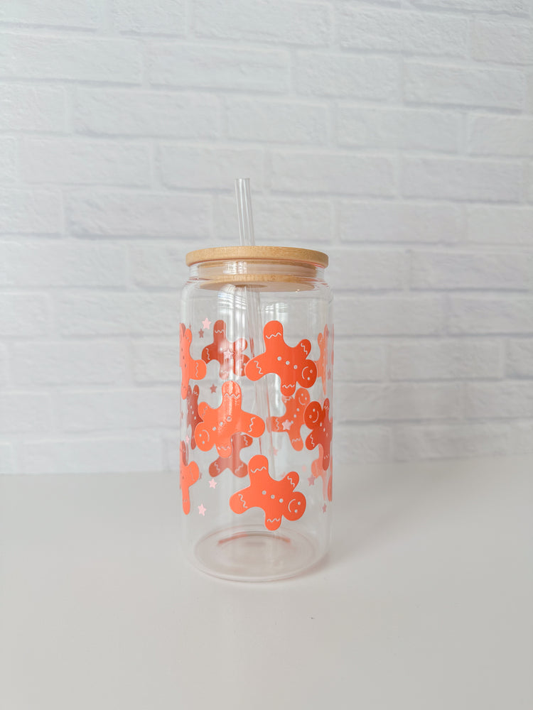 Gingerbread Glass Cup