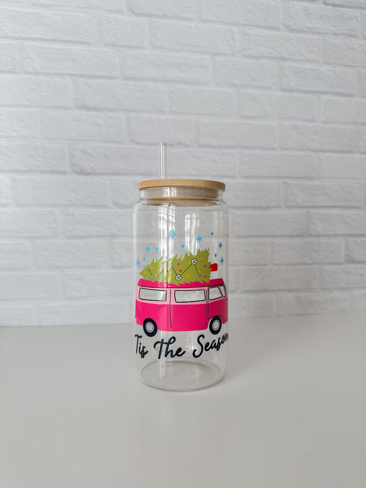 Tis the Season Glass Cup