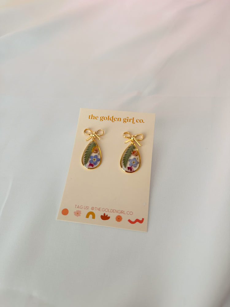 Garden Floral Dangles