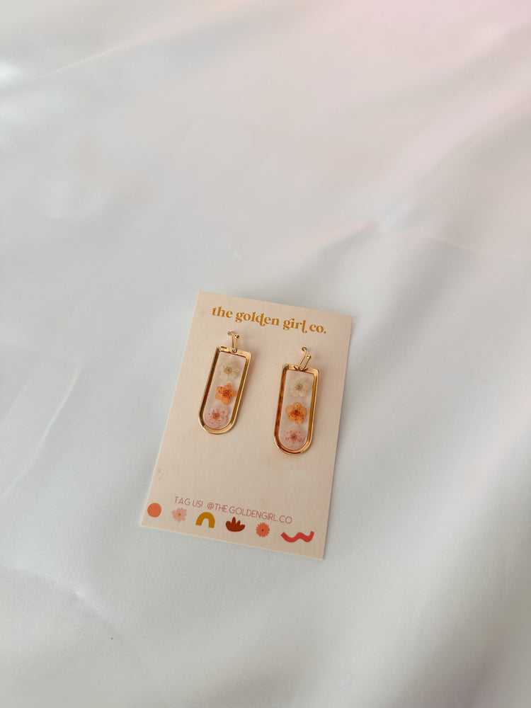 Sunset Blossom Dangles