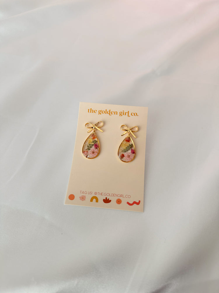 Teardrop Bow Dangles
