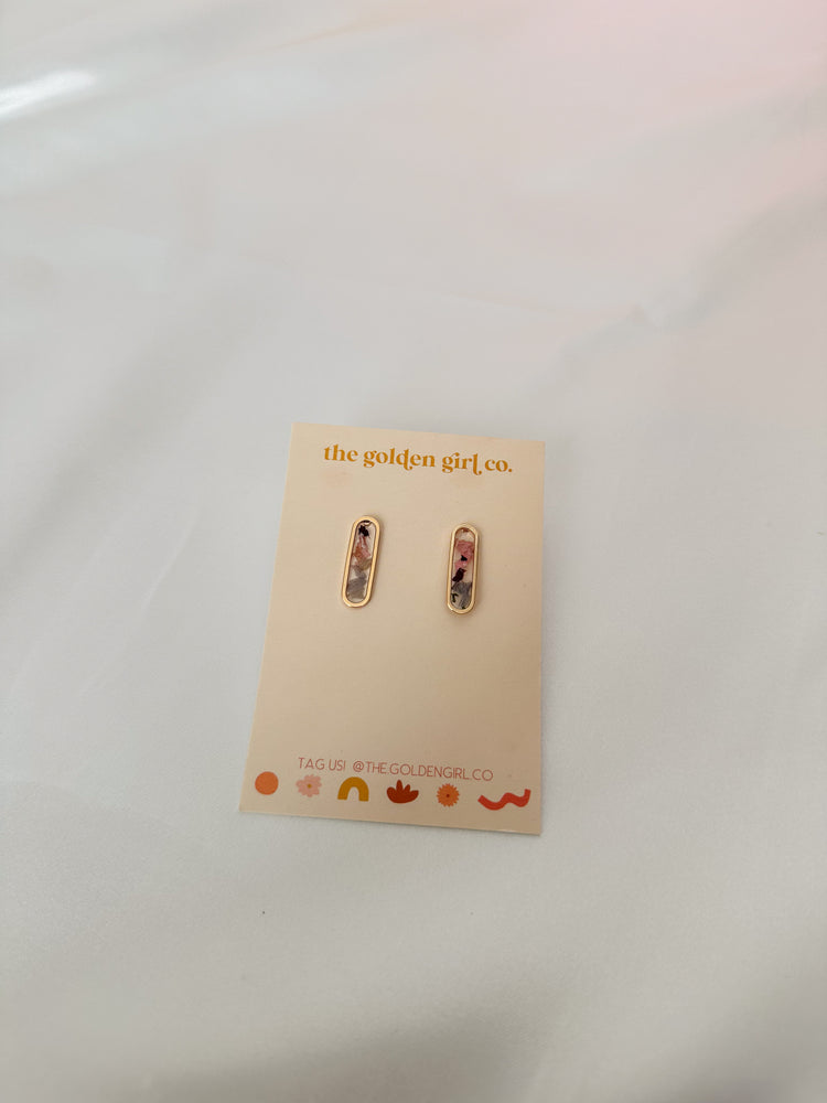 Garden Confetti Studs