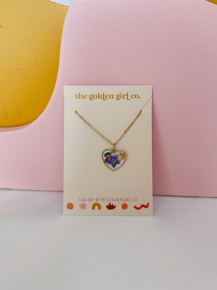 Garden Heart Necklace