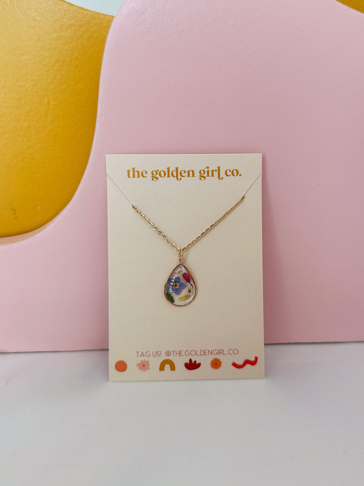 Garden Teardrop Necklace