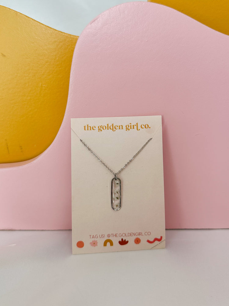 Silver Queen Anne Necklace