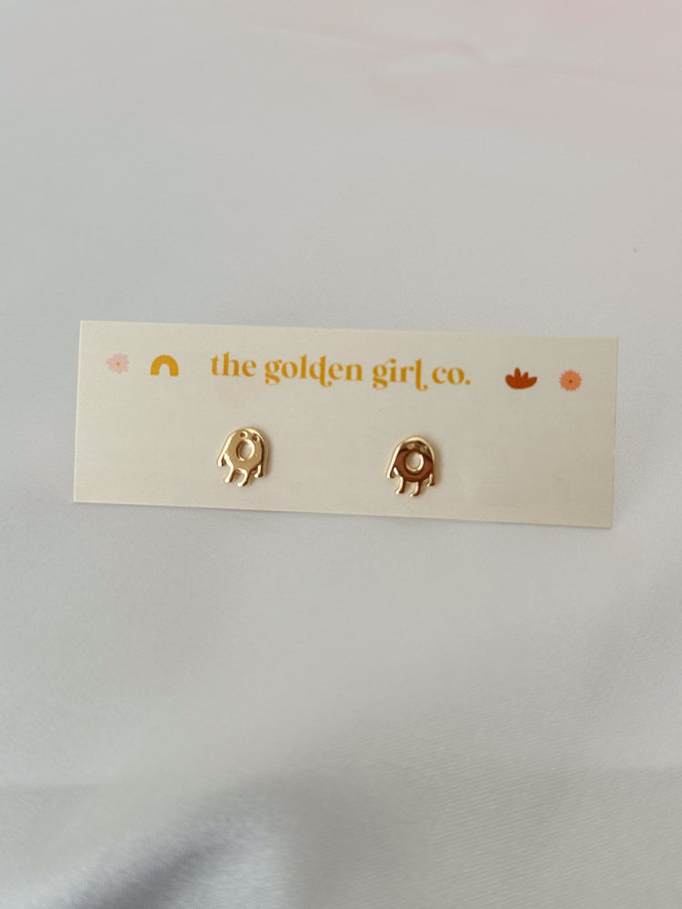 Silver Surprise Face Studs