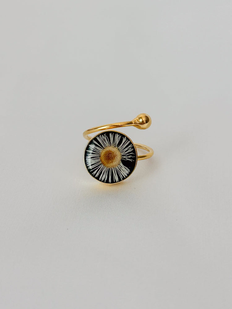 XL Pressed Flower Ring