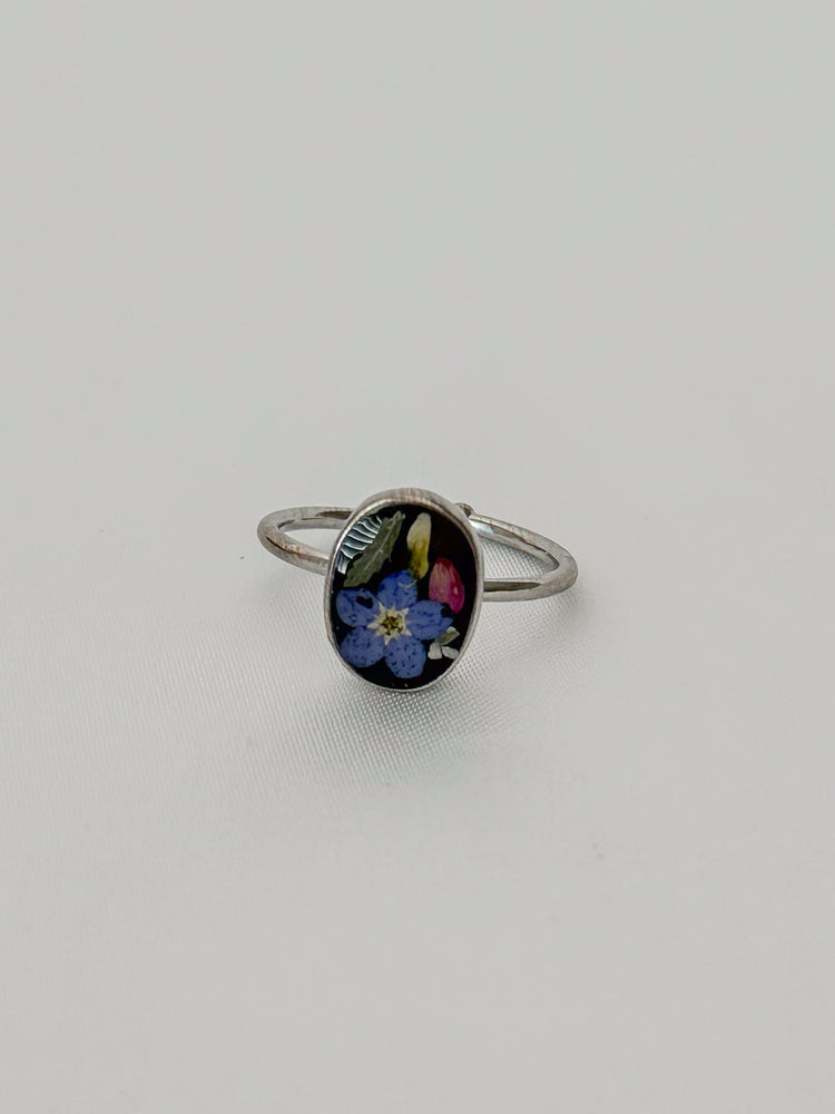 XL Pressed Flower Ring
