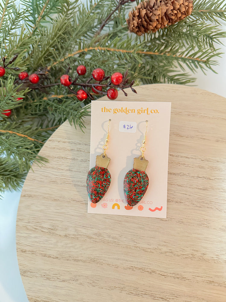 Tinsel Town Bulb Dangles (Ready to ship)