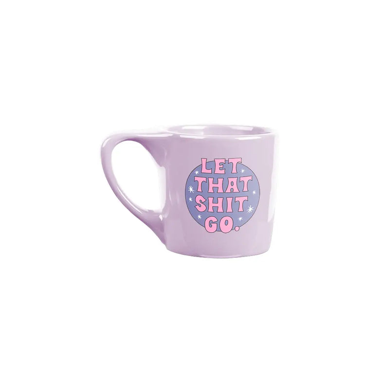 Let That Shit Go Retro Diner Mug