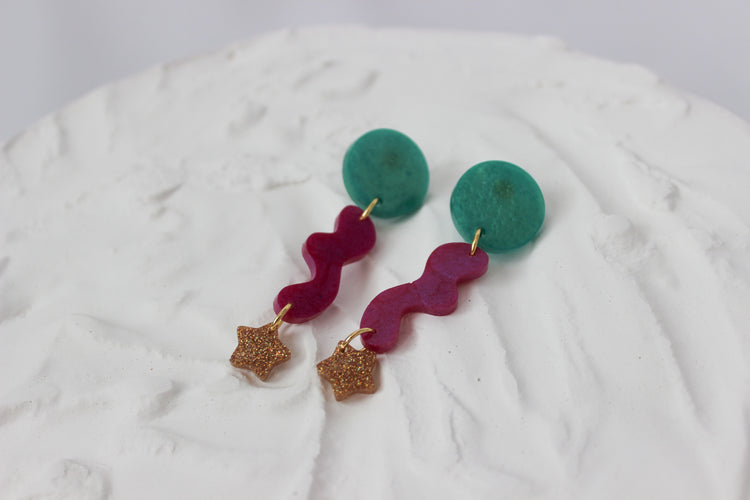 Star Squiggle Dangles