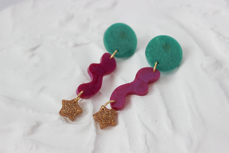 Star Squiggle Dangles