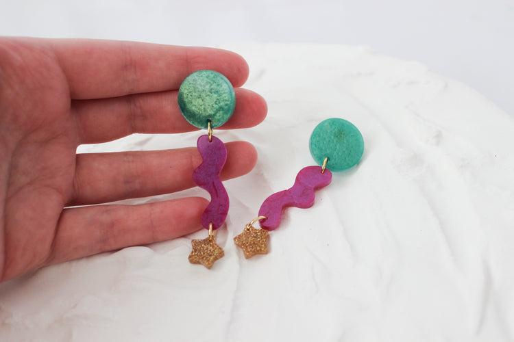 Star Squiggle Dangles