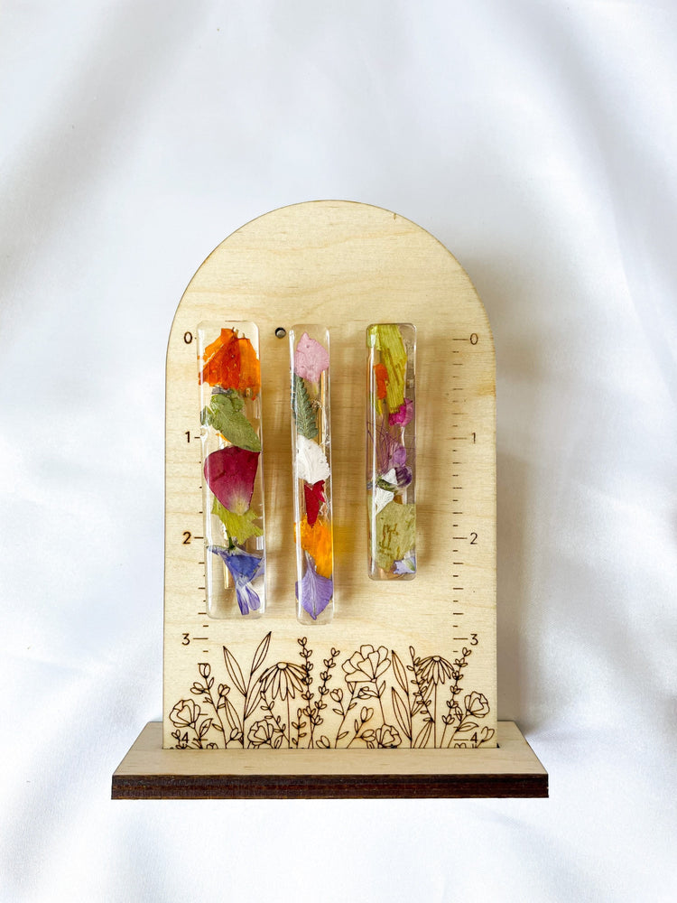 Pressed Flower Resin Hair Clips | Single Gold Hair Clip | Pressed Flower Confetti | Boho Style | Dainty Hair Clip