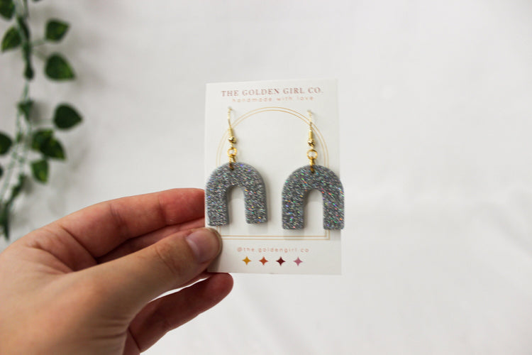 Resin Dangle Earrings | Handmade Resin Earrings | Trendy Lightweight Dangle Earrings