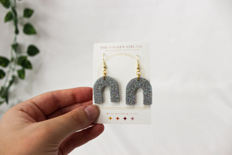 Resin Dangle Earrings | Handmade Resin Earrings | Trendy Lightweight Dangle Earrings