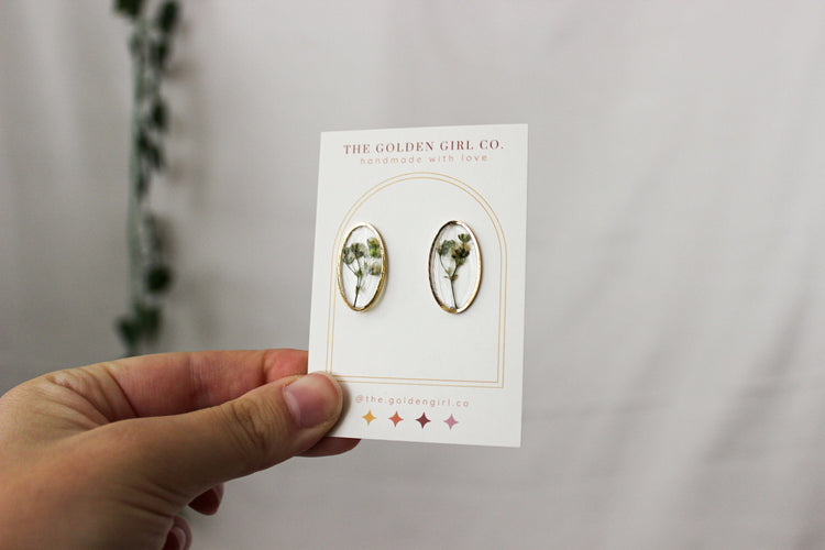 Resin Dangle Earrings | Handmade Resin Earrings | Trendy Lightweight Dangle Earrings