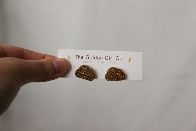 Resin Stud Earrings | Handmade Resin Earrings | Trendy Lightweight Stud Earrings