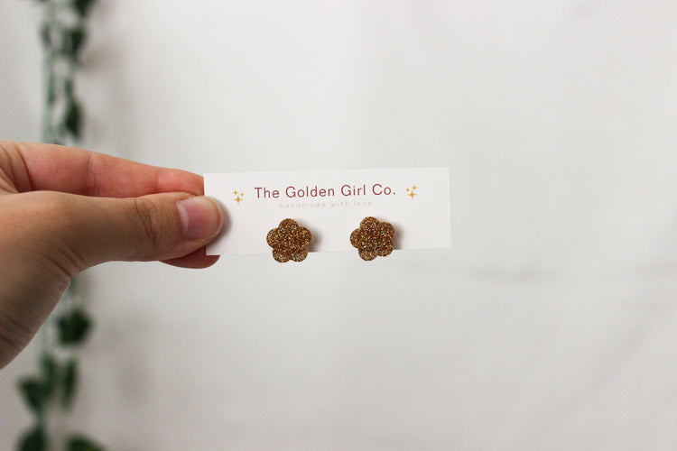 Resin Stud Earrings | Handmade Resin Earrings | Trendy Lightweight Stud Earrings