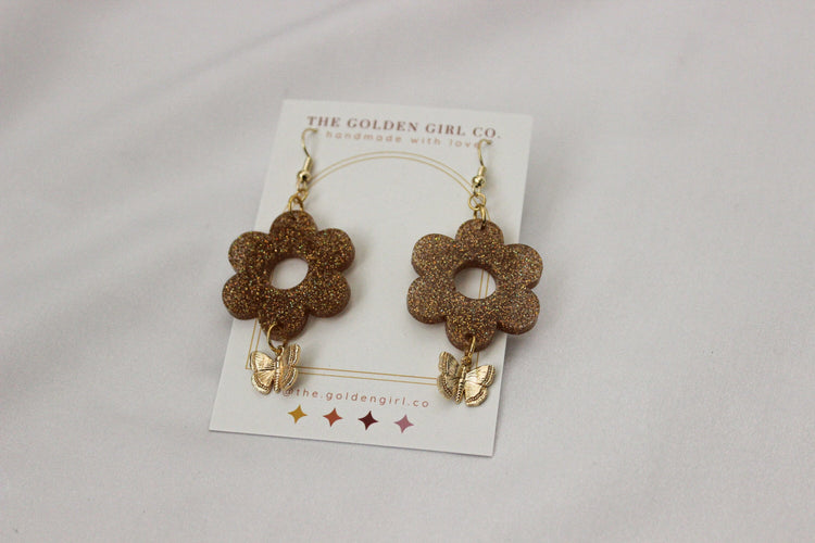 Resin Dangle Earrings | Handmade Resin Earrings | Trendy Lightweight Dangle Earrings