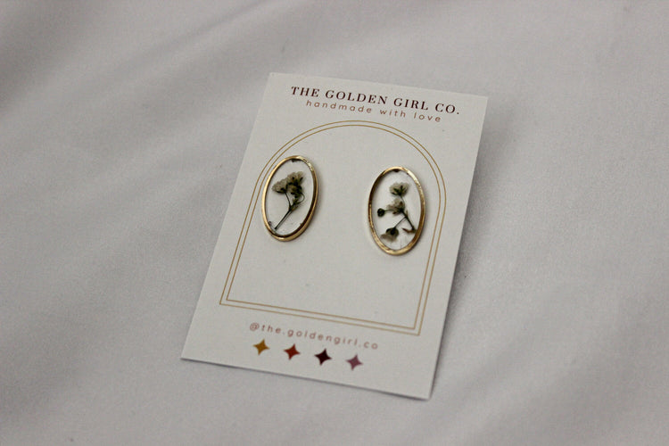 Resin Dangle Earrings | Handmade Resin Earrings | Trendy Lightweight Dangle Earrings