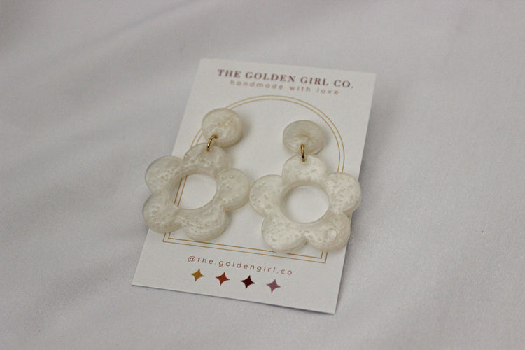 Resin Dangle Earrings | Handmade Resin Earrings | Trendy Lightweight Dangle Earrings