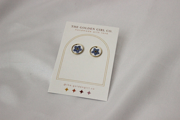 Resin Stud Earrings | Handmade Resin Earrings | Trendy Lightweight Stud Earrings