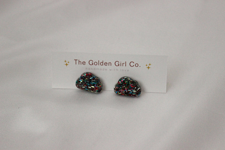 Resin Stud Earrings | Handmade Resin Earrings | Trendy Lightweight Stud Earrings