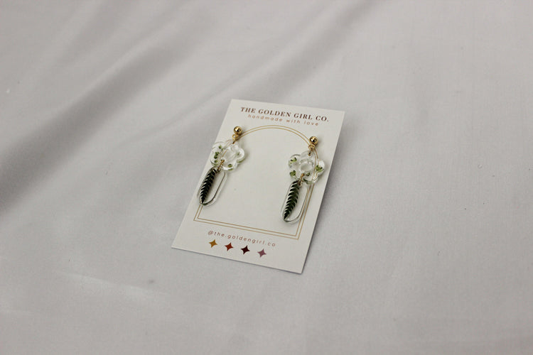 Resin Dangle Earrings | Handmade Resin Earrings | Trendy Lightweight Dangle Earrings