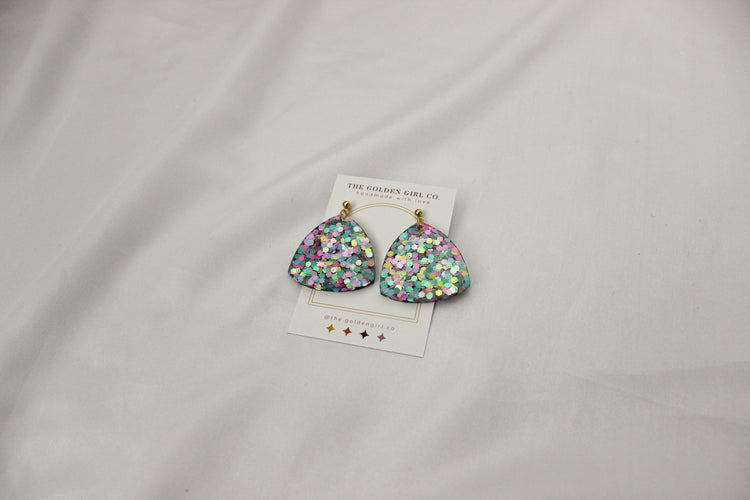 Resin Dangle Earrings | Handmade Resin Earrings | Trendy Lightweight Dangle Earrings