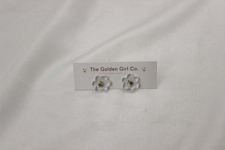 Resin Stud Earrings | Handmade Resin Earrings | Trendy Lightweight Stud Earrings