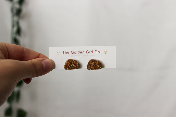 Resin Stud Earrings | Handmade Resin Earrings | Trendy Lightweight Stud Earrings
