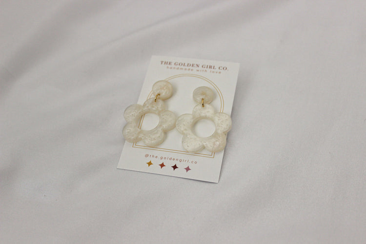 Resin Dangle Earrings | Handmade Resin Earrings | Trendy Lightweight Dangle Earrings