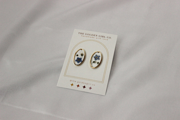 Resin Stud Earrings | Handmade Resin Earrings | Trendy Lightweight Stud Earrings