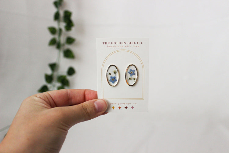 Resin Stud Earrings | Handmade Resin Earrings | Trendy Lightweight Stud Earrings