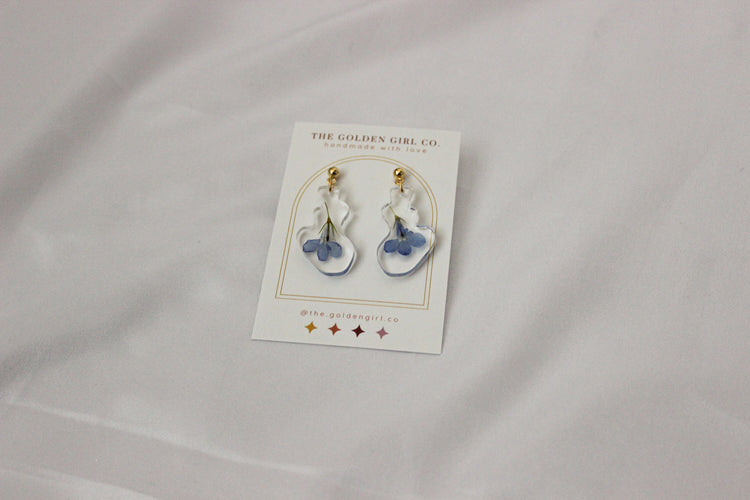 Resin Dangle Earrings | Handmade Resin Earrings | Trendy Lightweight Dangle Earrings