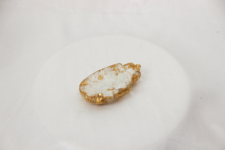 Mini Hand Trinket Dish | Hand Shaped Ring Dish | Pressed Flower Trinket Dish |  Dainty Ring Holder | Jewelry Holder | Gift for Her