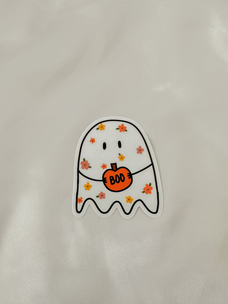Floral Ghost Sticker