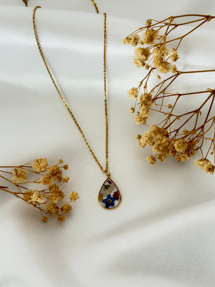 Garden Teardrop Necklace