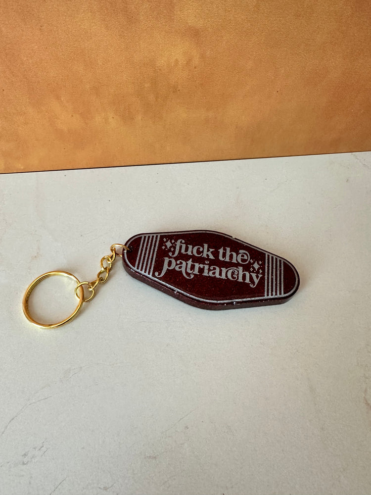 F The Patriarchy Keychain