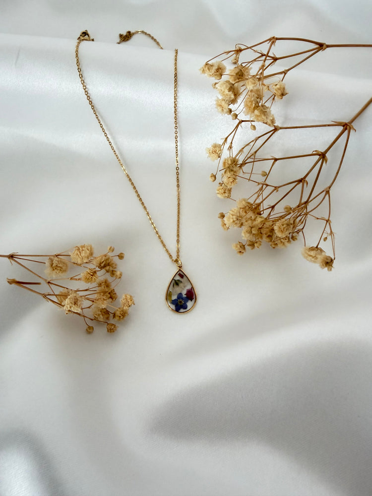 Garden Teardrop Necklace