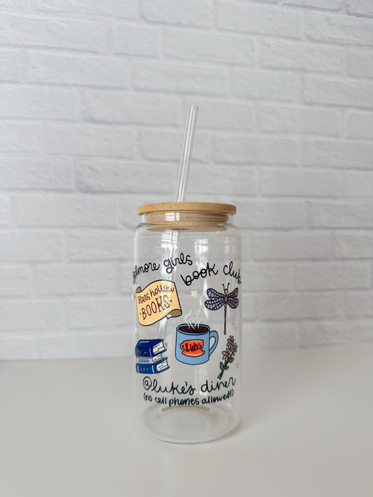 GG Book Club Glass Cup