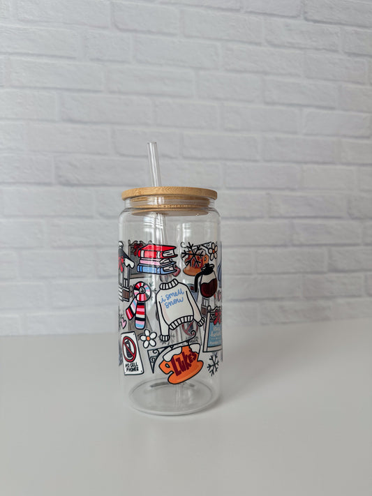 GG Winter Wrap Glass Cup
