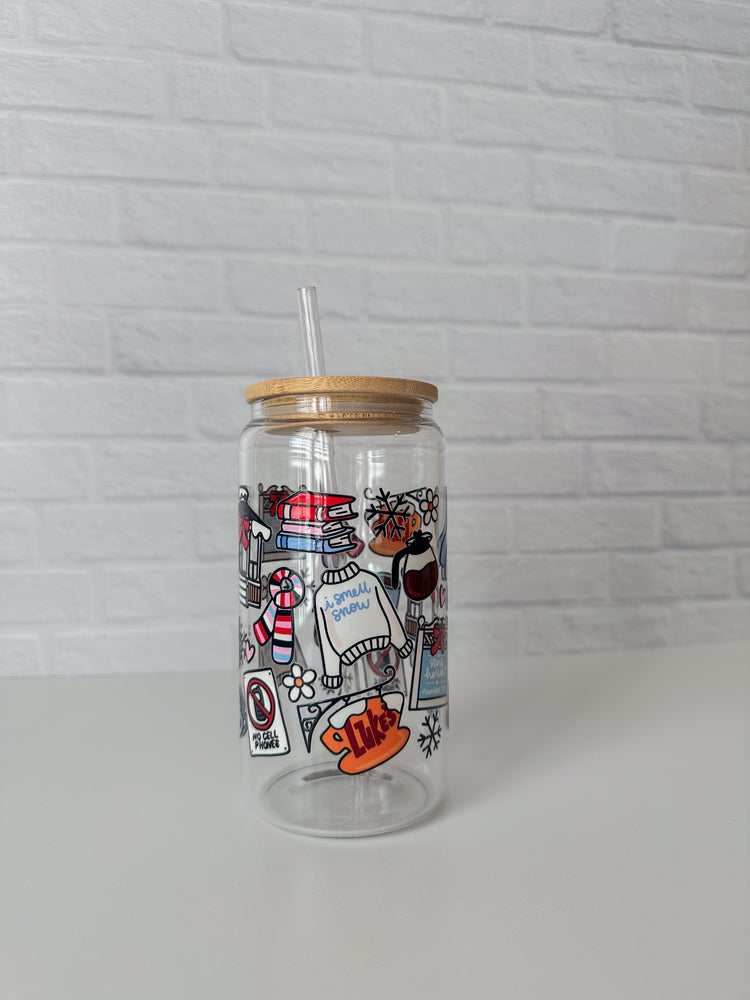 GG Winter Wrap Glass Cup