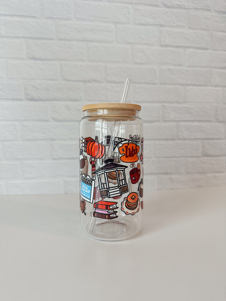 GG Fall Wrap Glass Cup