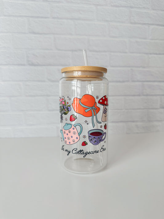 Cottagecore Era Glass Cup