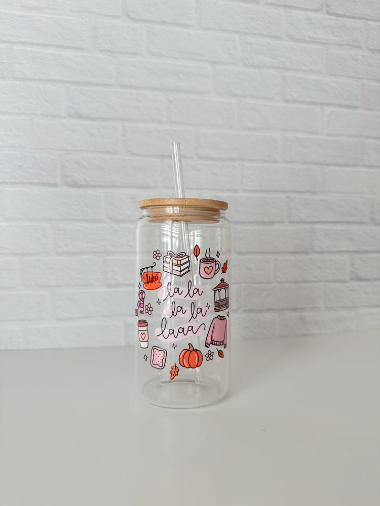 La la la Glass Cup