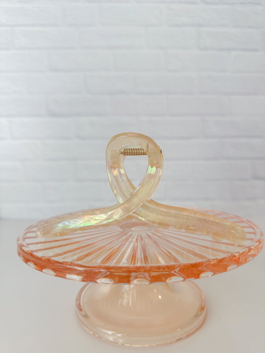 Swirl Iridescent Claw Clip