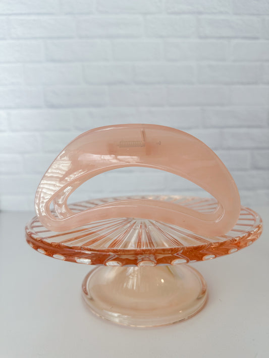 Abstract Pink Claw Clip